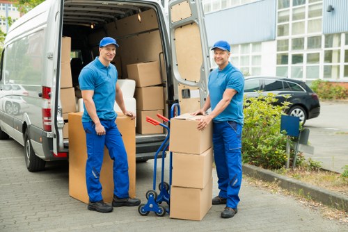 Professional man with a van transporting items in Beckenham